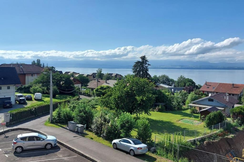 Appart Cosy Avec Vue Sur Le Lac Leman Εβιάν-λε-Μπαιν Εξωτερικό φωτογραφία