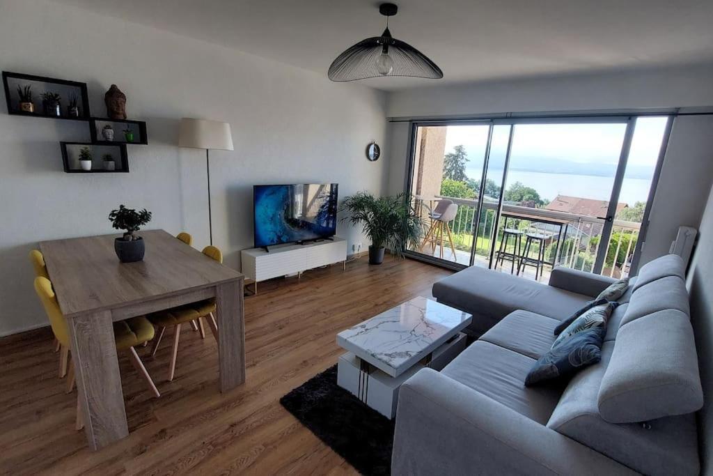 Appart Cosy Avec Vue Sur Le Lac Leman Εβιάν-λε-Μπαιν Εξωτερικό φωτογραφία